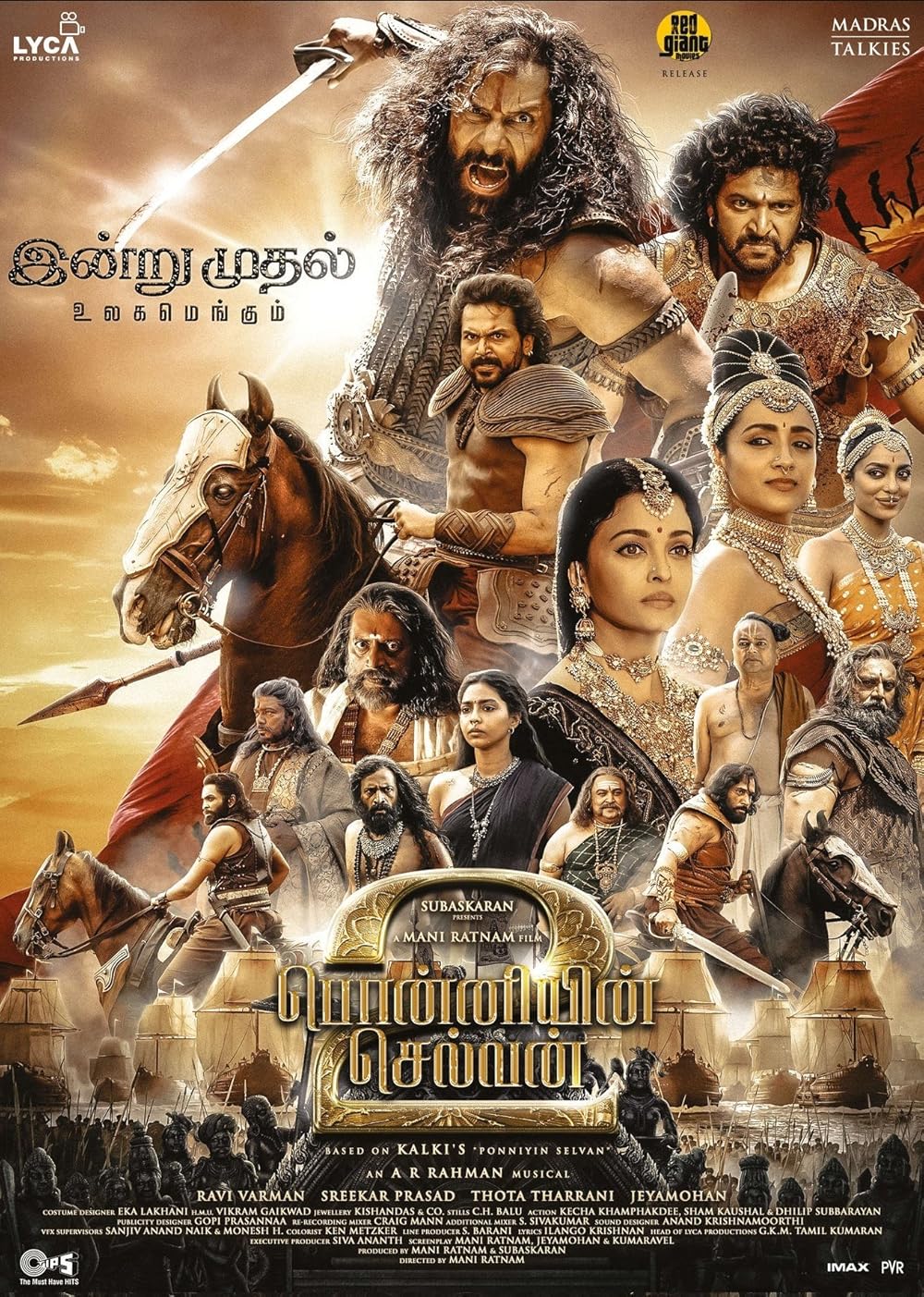 Ponniyin Selvan Part Two (2023) Hindi Dubbed Full Movie Watch Online HD Print Free Downloa